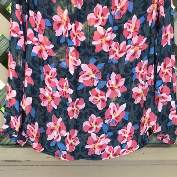 LOFT FLORAL BLOUSE - Picture 7 of 7